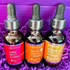 New Sealed Vitamin C 6000 Serum with Retinol + Super Charged Serum